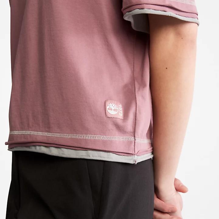 Anti-Odour Supima® Cotton T-Shirt for Women in Pink商品第5张图片规格展示