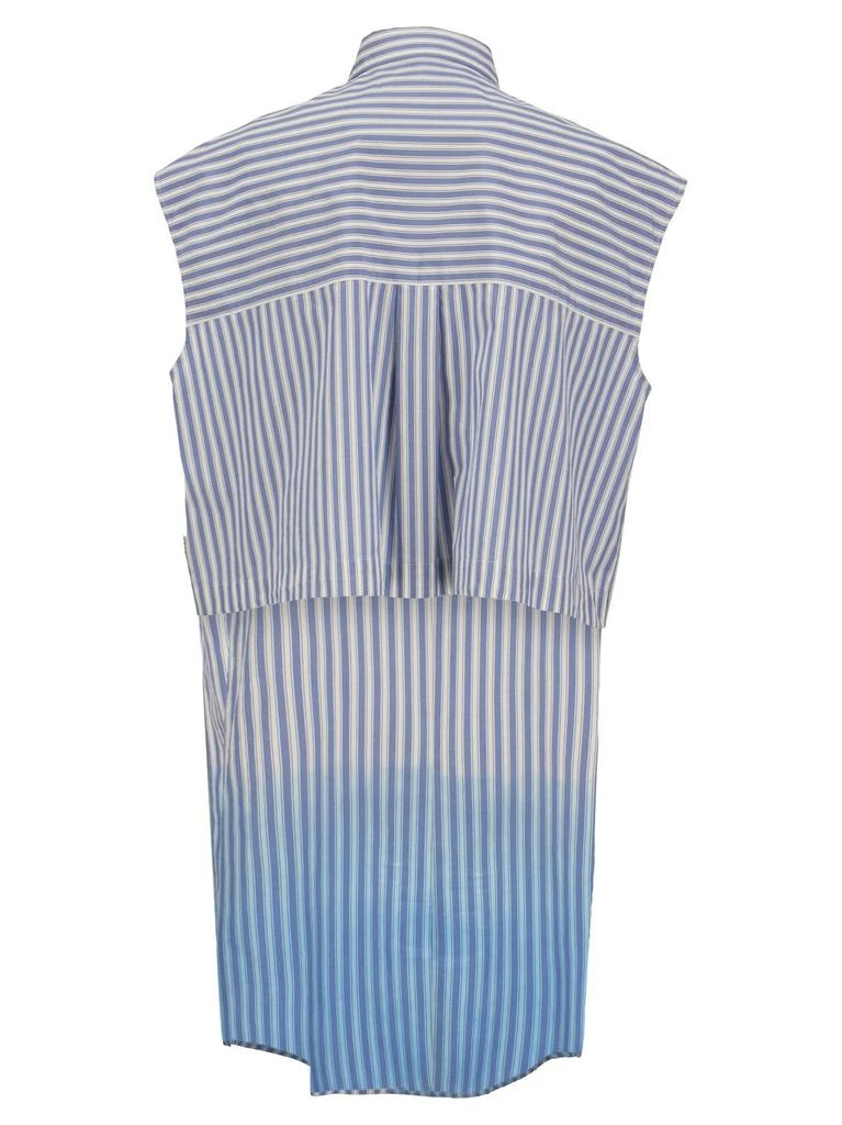 商品Marni|Marni High-Low Hem Striped Sleeveless Shirt,价格¥2560,第2张图片详细描述