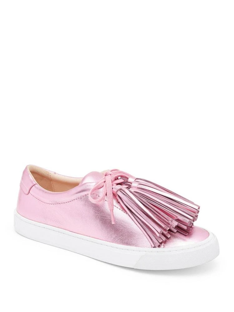 商品Loeffler Randall|Logan Leather Low Top Sneakers,价格¥886,第1张图片