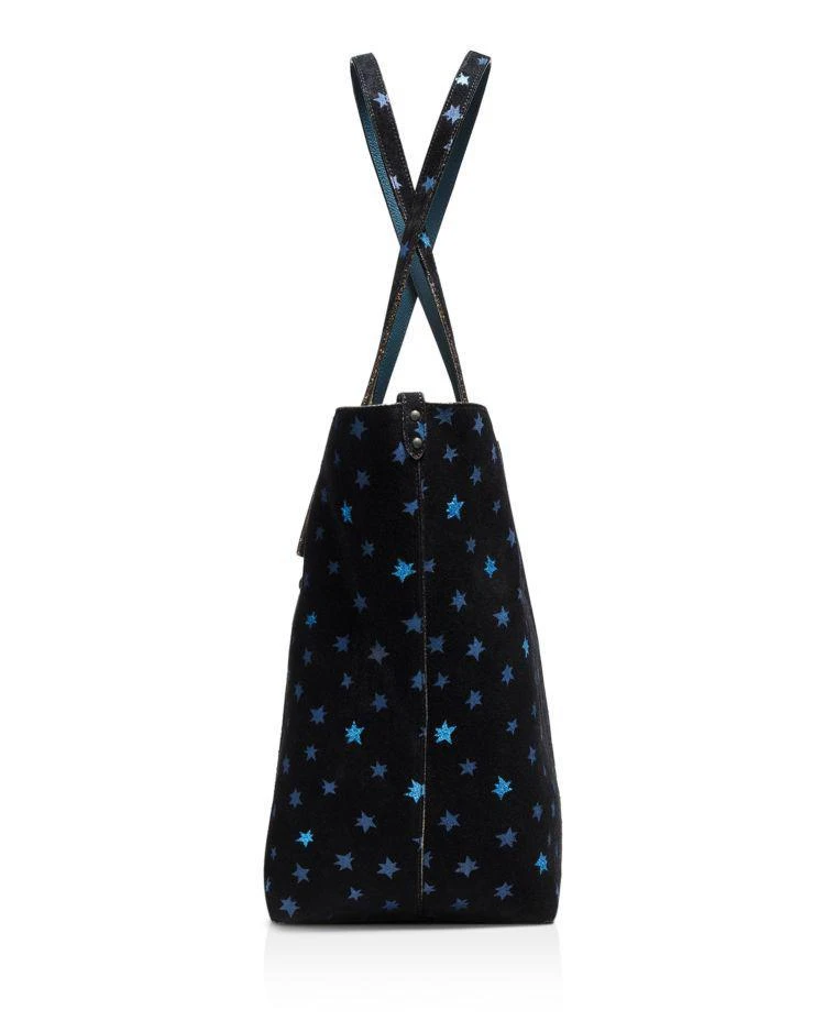 商品Coach|Star Glitter Print Reversible 大号麂皮托特包,价格¥2553,第4张图片详细描述