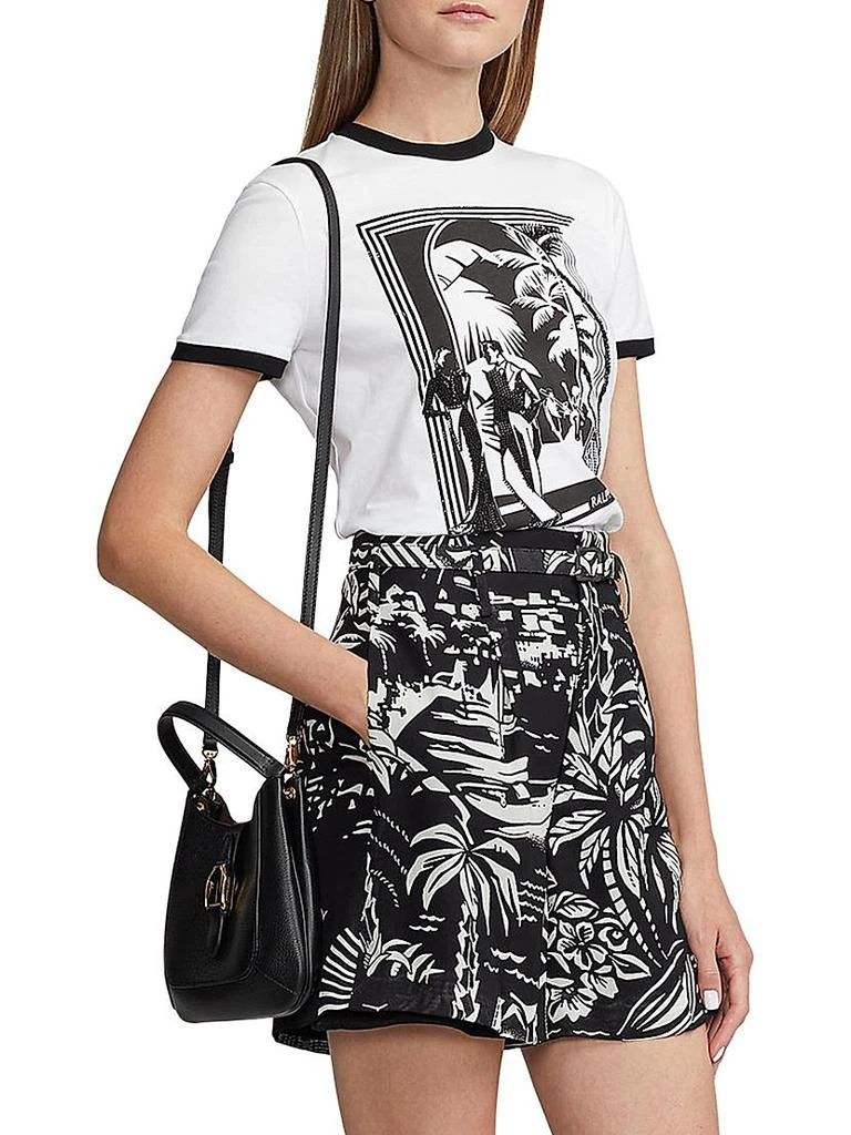 商品Ralph Lauren|Welington Calfskin Mini Shoulder Bag,价格¥14847,第3张图片详细描述