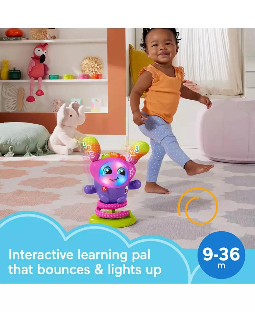 商品Fisher Price|DJ Bouncin' Star, Baby Learning Toy with Music Lights and Bouncing Action,价格¥247,第3张图片详细描述