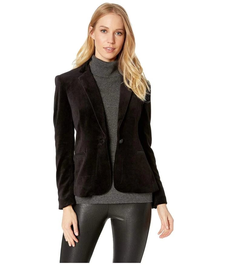 商品Juicy Couture|Track Velour Solid Blazer,价格¥338,第1张图片