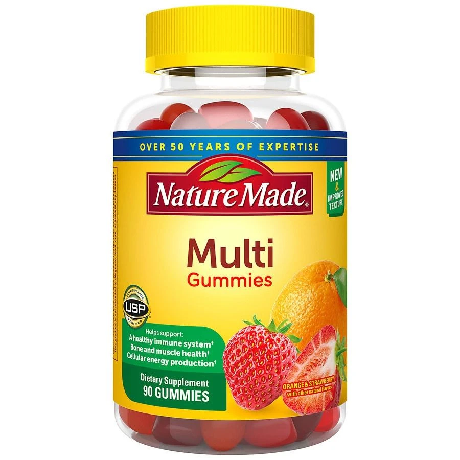 商品Nature Made|Multivitamin Gummies Orange, Cherry & Mixed Berry,价格¥111,第1张图片