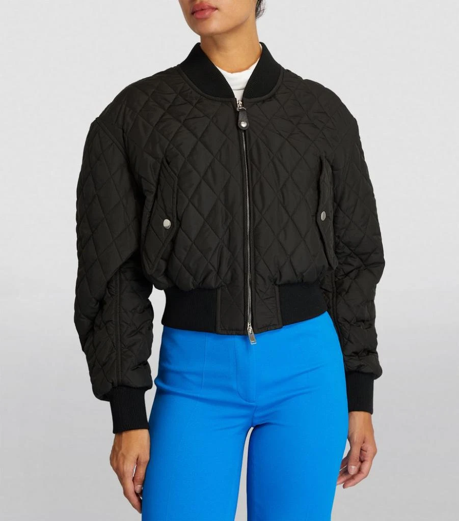 商品Stella McCartney|Quilted Bomber Jacket,价格¥5468,第3张图片详细描述