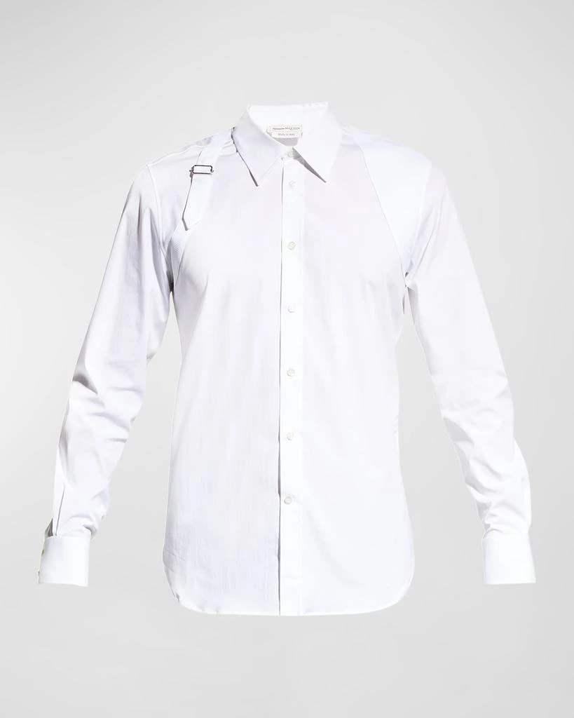 商品Alexander McQueen|Men's Harness Sport Shirt w/ Strap,价格¥6418,第2张图片详细描述