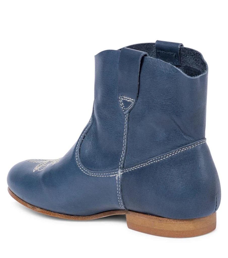 商品Bonpoint|Texas embroidered leather boots,价格¥1212,第2张图片详细描述