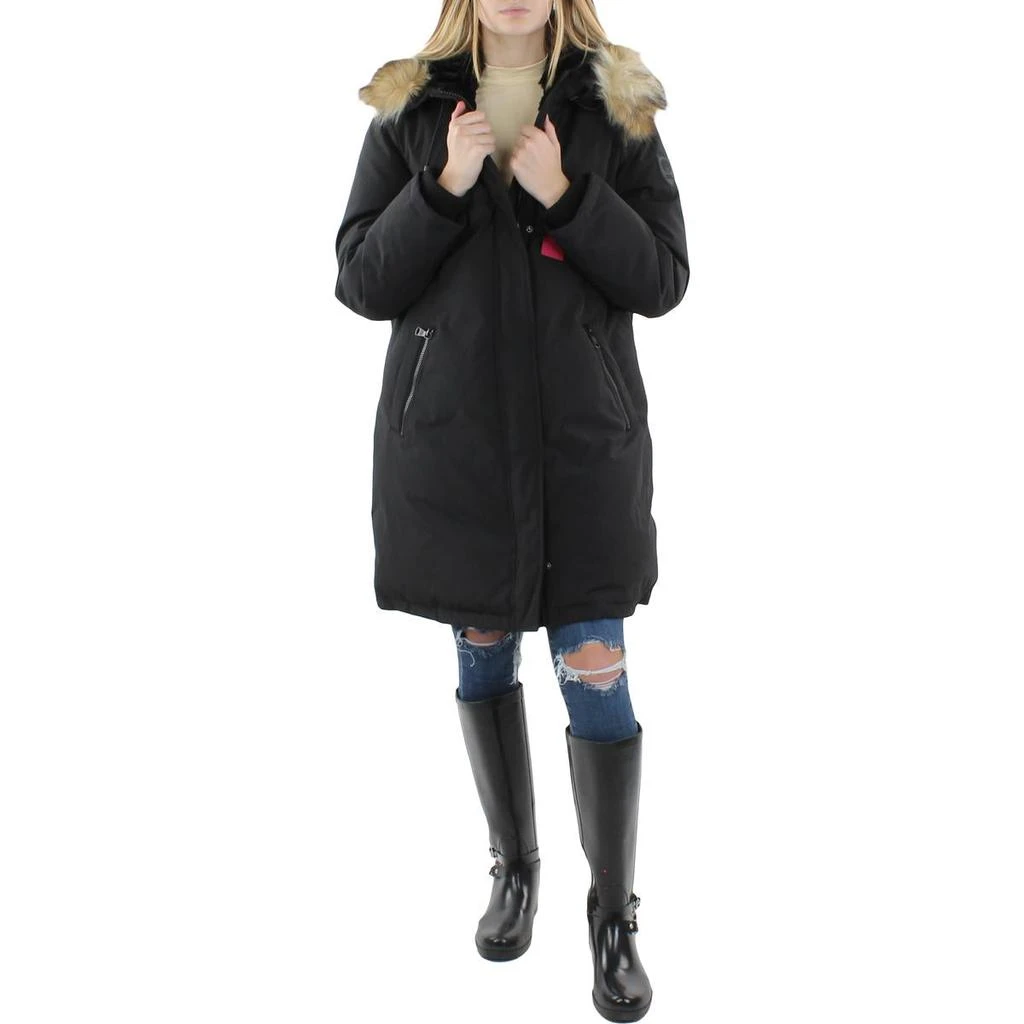 商品Vince Camuto|Vince Camuto Womens Petites Warm Midi Parka Coat,价格¥220,第1张图片