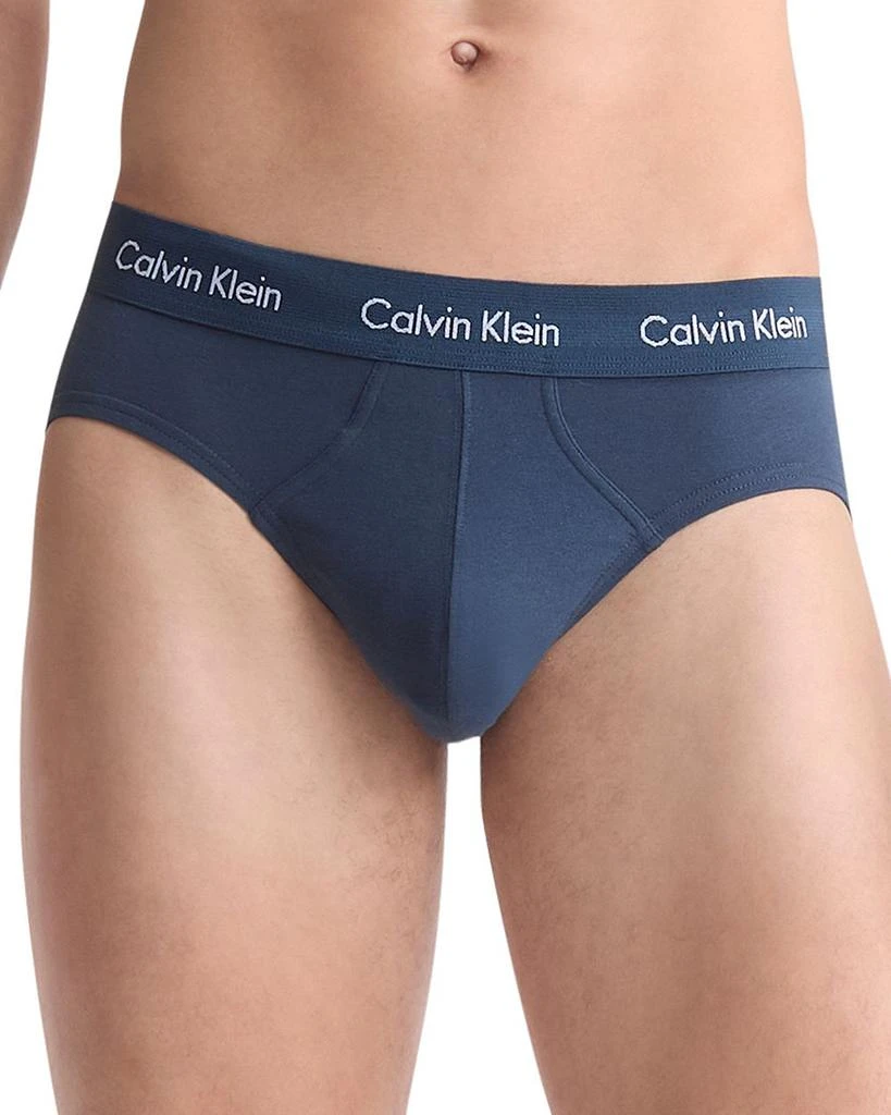 商品Calvin Klein|Cotton Stretch Moisture Wicking Hip Briefs, Pack of 3,价格¥355,第1张图片