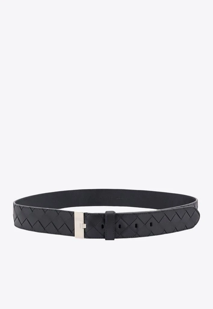 商品Bottega Veneta|Intrecciato Leather Belt,价格¥4556,第1张图片