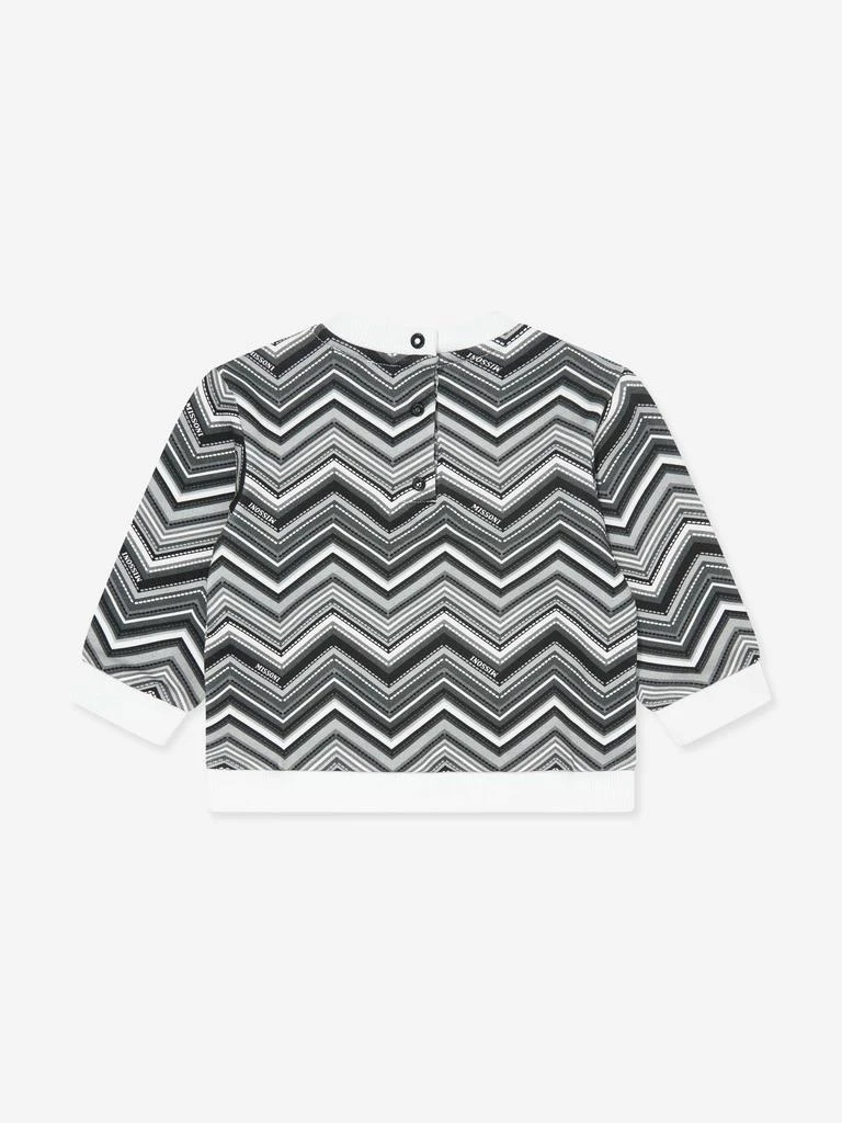 商品Missoni|Baby Boys Zigzag Sweatshirt in Black,价格¥1241,第2张图片详细描述