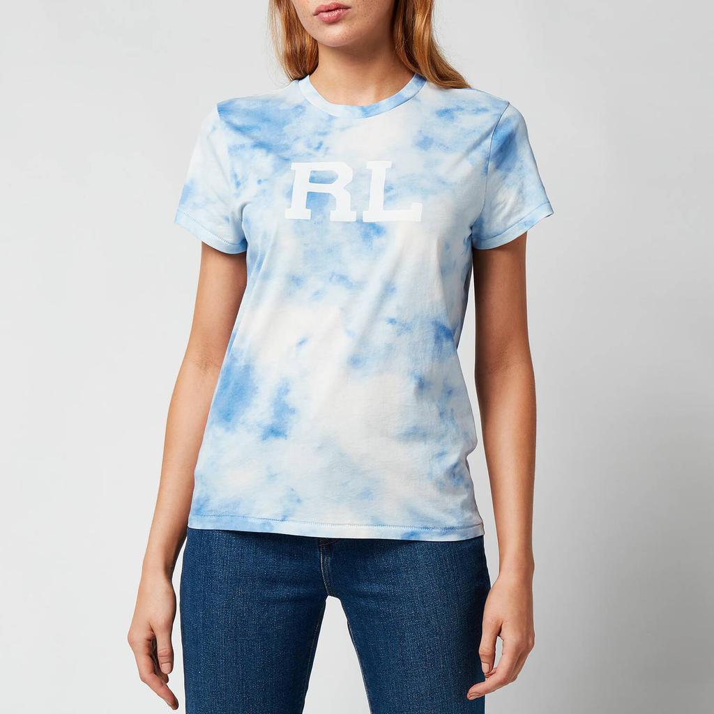 商品Ralph Lauren|Polo Ralph Lauren Women's Bleach Print T-Shirt - Bleached Indigo,价格¥231,第1张图片