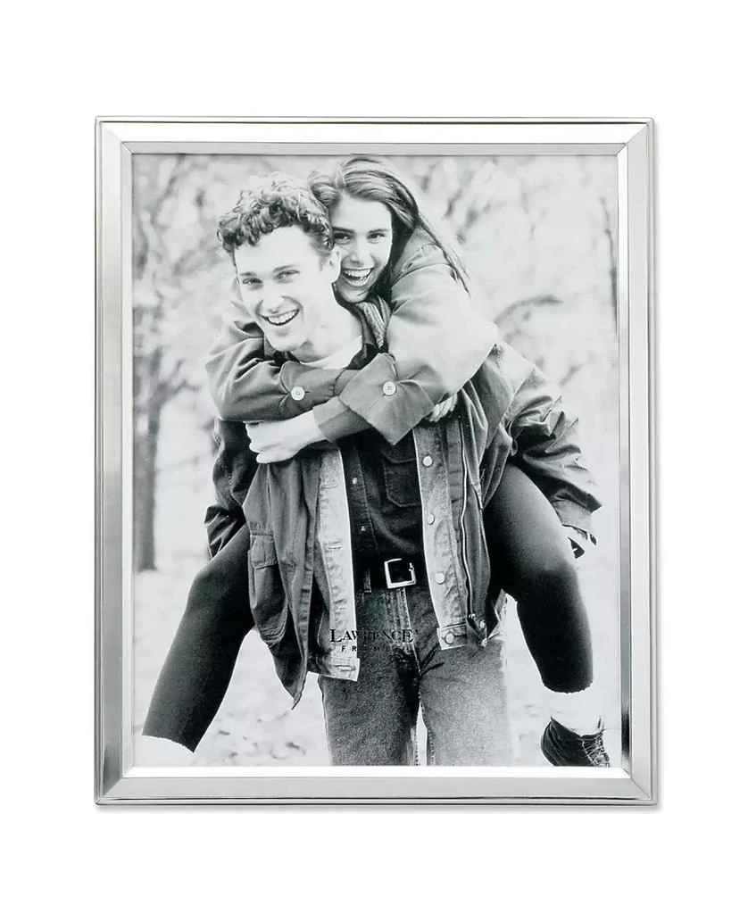 商品Lawrence Frames|Brushed Silver Plated Metal Picture Frame - 4" x 6",价格¥162,第1张图片