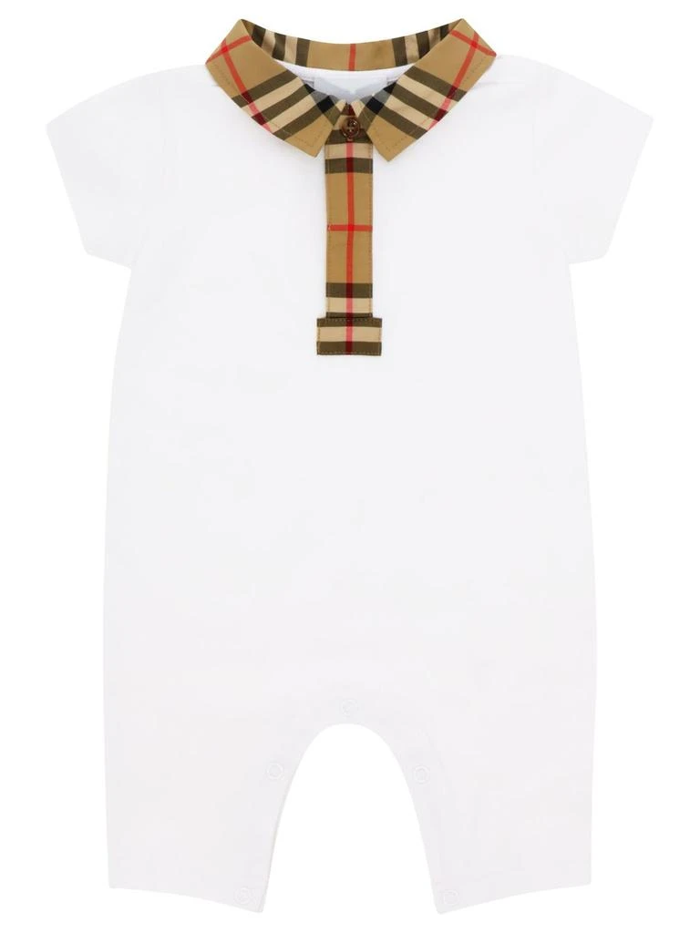 商品Burberry|Burberry Kids Logo Patch Short-Sleeved Pyjamas,价格¥1205,第1张图片