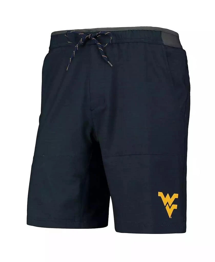 商品Columbia|Men's Navy West Virginia Mountaineers Twisted Creek Omni-Shield Shorts,价格¥337,第2张图片详细描述