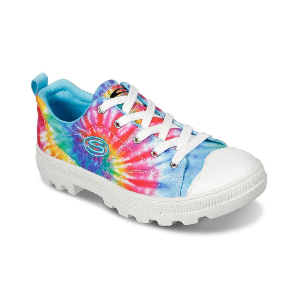 Skechers Womens Roadies Berkeley Blocks Canvas Tie-Dye Fashion Sneakers商品第1张图片规格展示