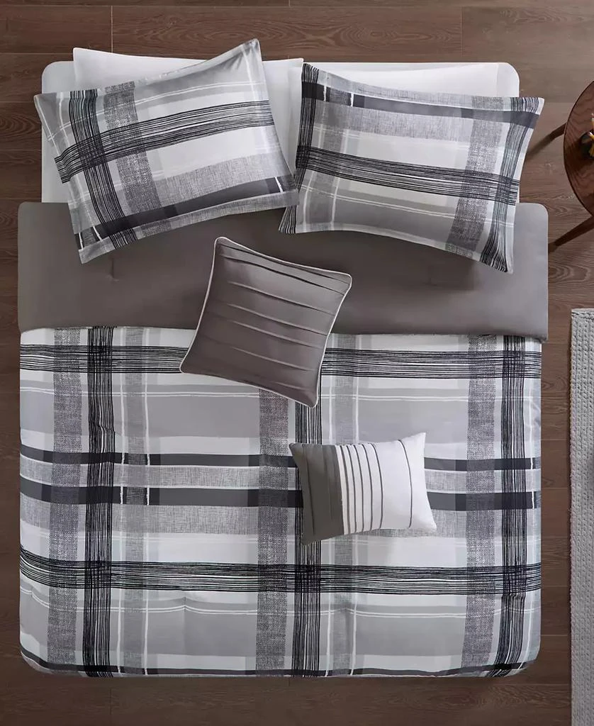 商品Intelligent Design|Rudy 5-Pc. Plaid Comforter Set,价格¥1545,第3张图片详细描述