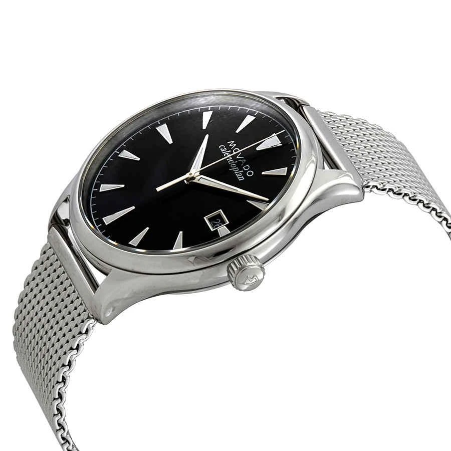 商品Movado|Movado Heritage Quartz Black Dial Mens Watch 3650087,价格¥1926,第2张图片详细描述