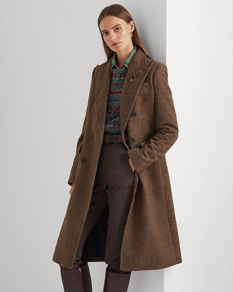 Double Breasted Wool Blend Coat商品第4张图片规格展示