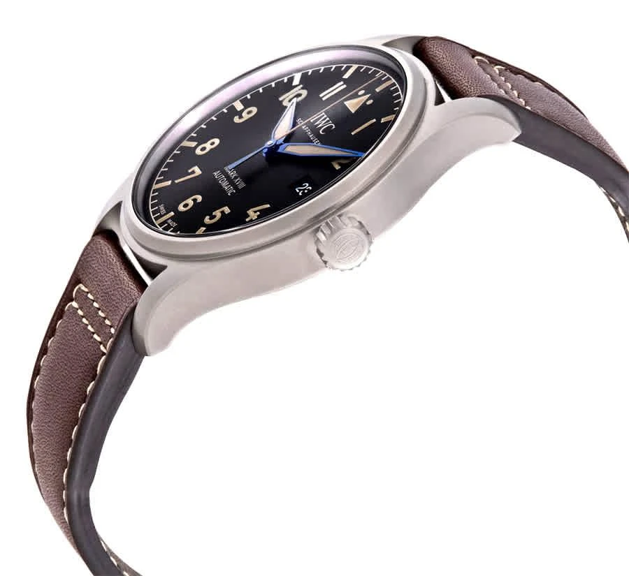 商品IWC Schaffhausen|Pilot Mark XVIII Heritage Titanium Automatic Men's Watch IW327006,价格¥29391,第2张图片详细描述