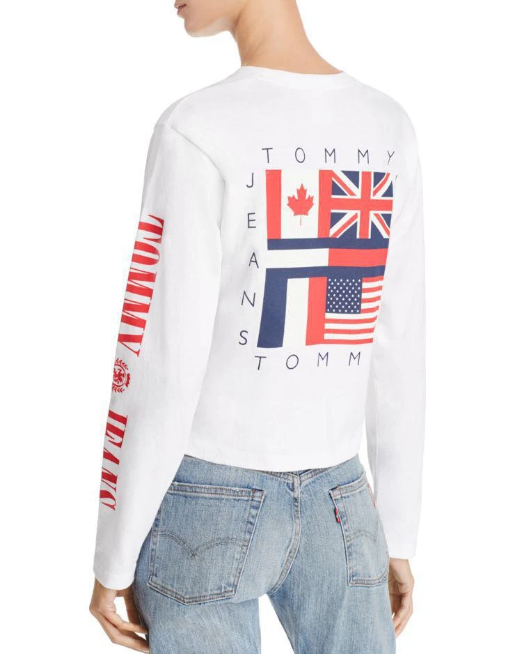 商品Tommy Jeans|’90s Long-Sleeve Logo Tee,价格¥437,第2张图片详细描述