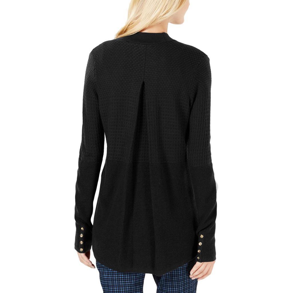 商品Charter Club|Charter Club Womens Mixed-Knit Open Front Cardigan Sweater,价格¥119,第4张图片详细描述