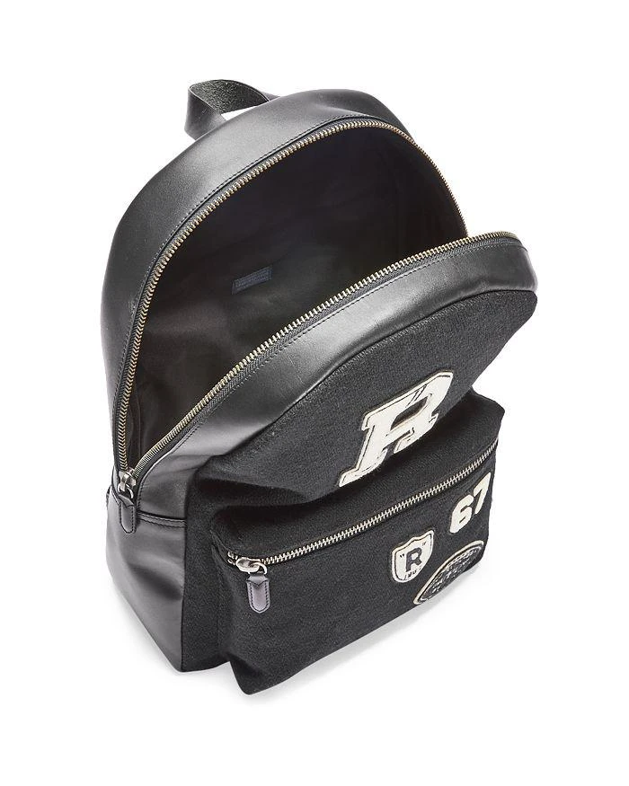 商品Ralph Lauren|Wool & Leather Backpack - 150th Anniversary Exclusive,价格¥1101,第3张图片详细描述
