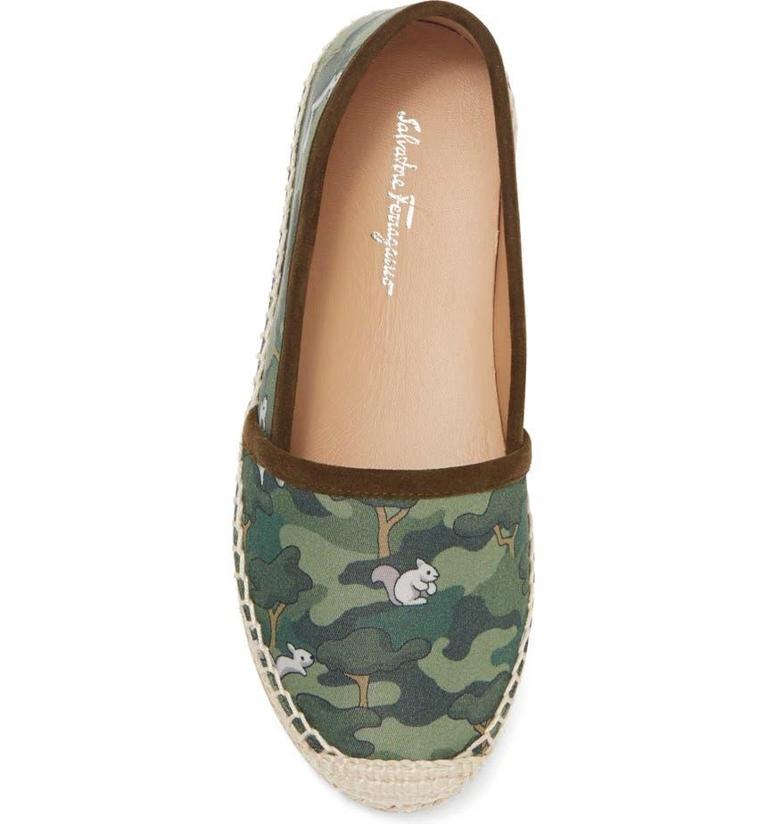 商品Salvatore Ferragamo|Kids' Flo Espadrille Flat,价格¥1231,第4张图片详细描述