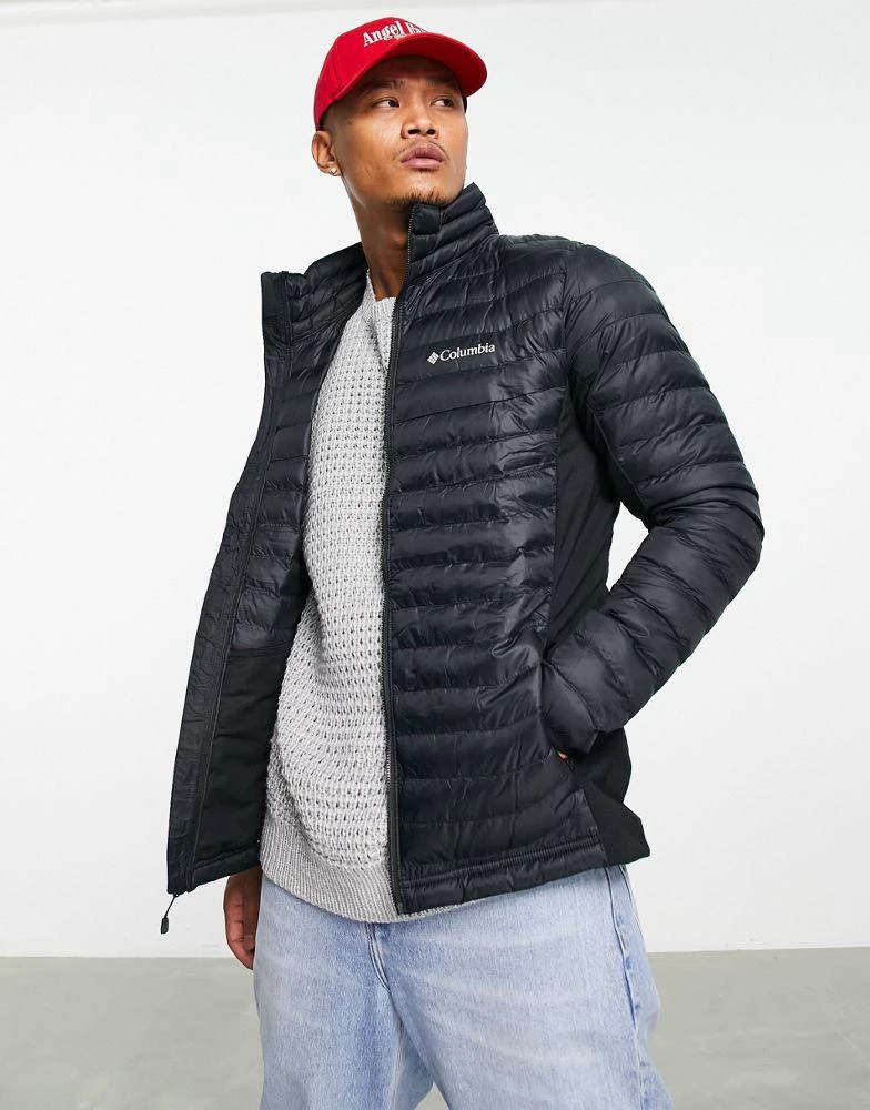 商品Columbia|Columbia Powder Pass puffer jacket in black,价格¥436,第1张图片