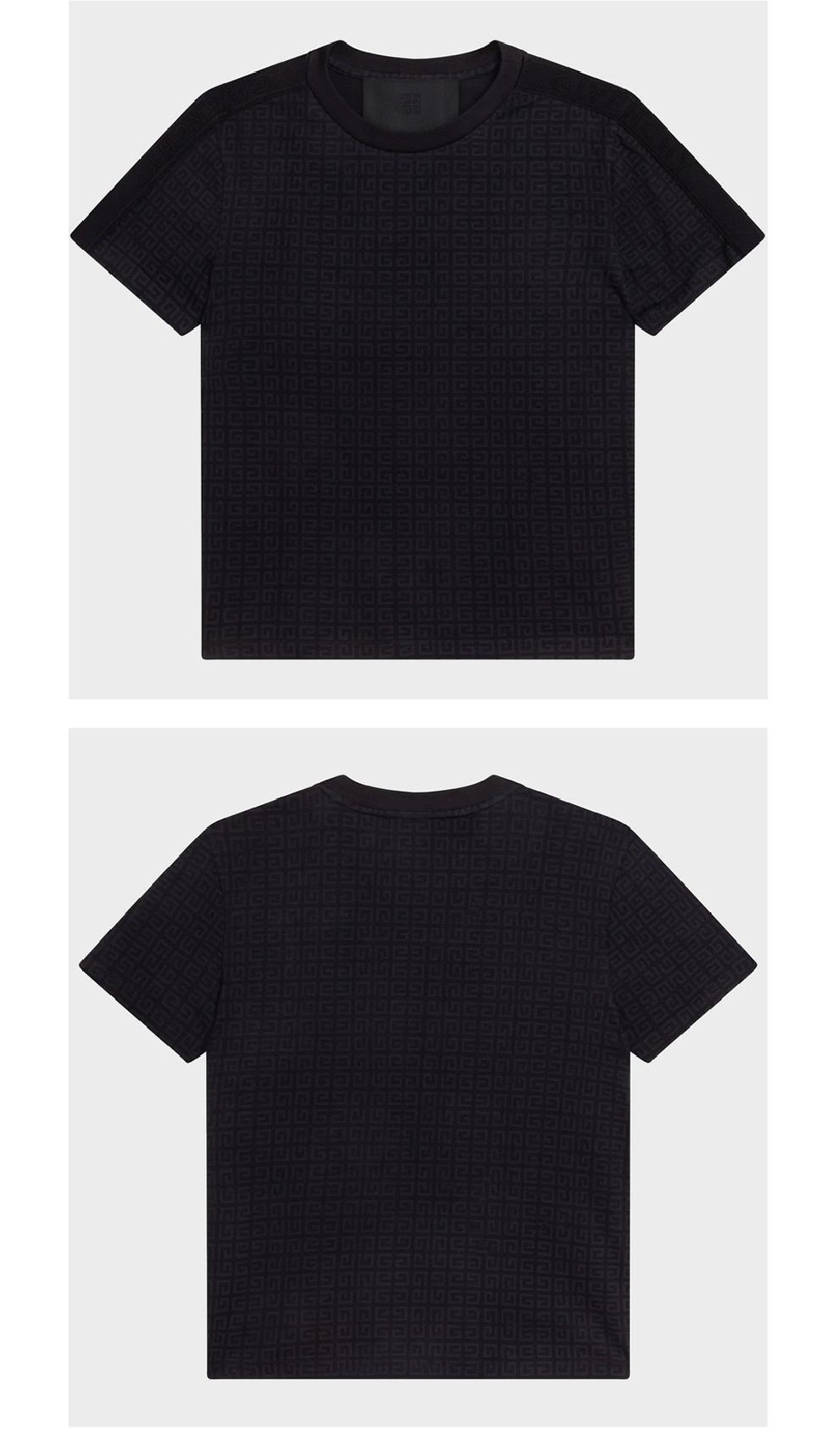 商品Givenchy|大童款 黑色肩条纹圆领T恤【香港仓极速发货】,价格¥1517,第6张图片详细描述