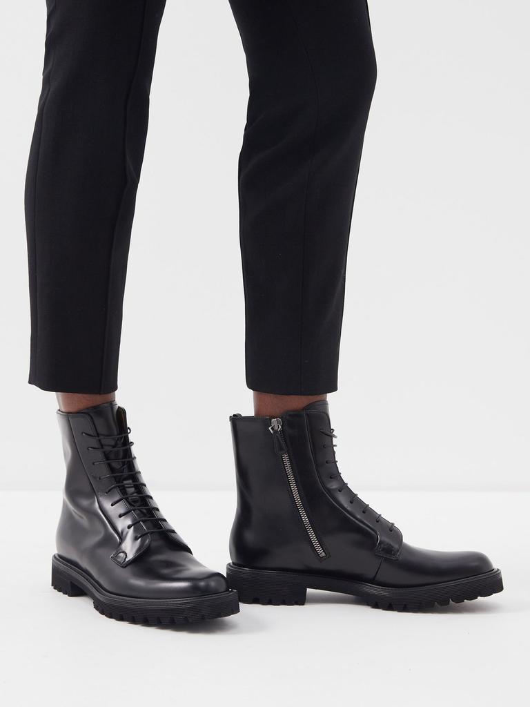 Alexandra T leather lace-up boots商品第3张图片规格展示