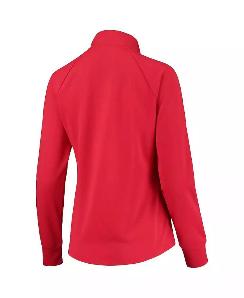 商品Under Armour|Women's Red Cincinnati Bearcats Double Knit Raglan Quarter-Snap Jacket,价格¥334,第4张图片详细描述