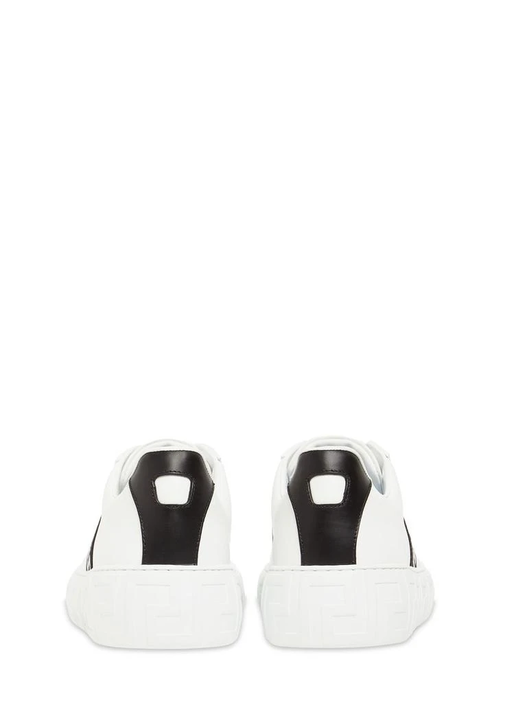 商品Versace|Greek Motif Leather Sneakers,价格¥4931,第5张图片详细描述