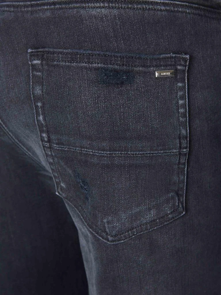商品AMIRI|Amiri Logo Patch Distressed Slim Fit Jeans,价格¥5478,第4张图片详细描述