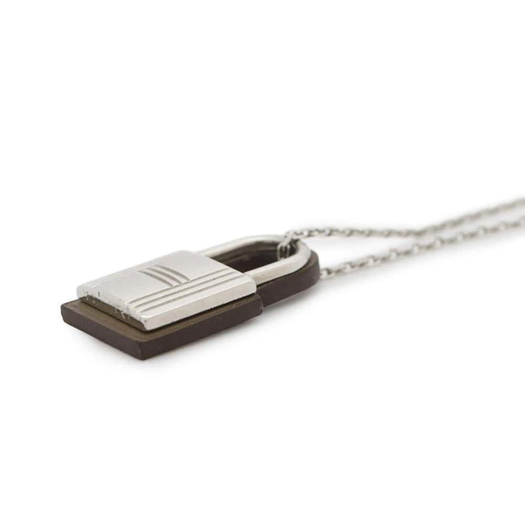 商品[二手商品] Hermes|Kelly Etoupe Swift Leather Necklace (Pre-Owned),价格¥4502,第2张图片详细描述