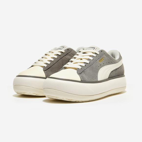 【韩国直邮|包邮包税】彪马Suede Mayu TC  运动鞋 SNEAKERS  PKI38523404 Steel Gray-Ivory Glow商品第2张图片规格展示