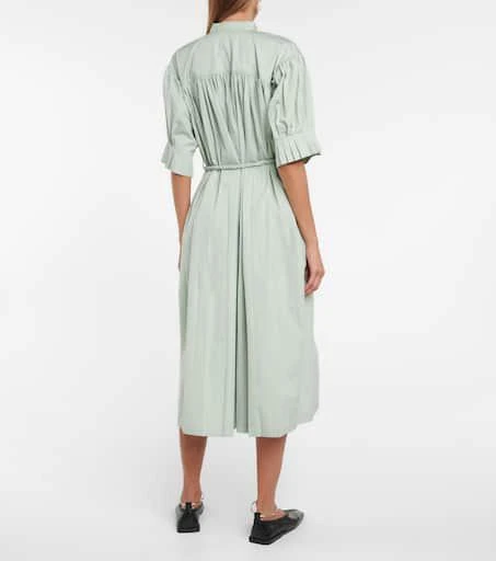 商品Jil Sander|棉质府绸中长连衣裙,价格¥7169,第3张图片详细描述