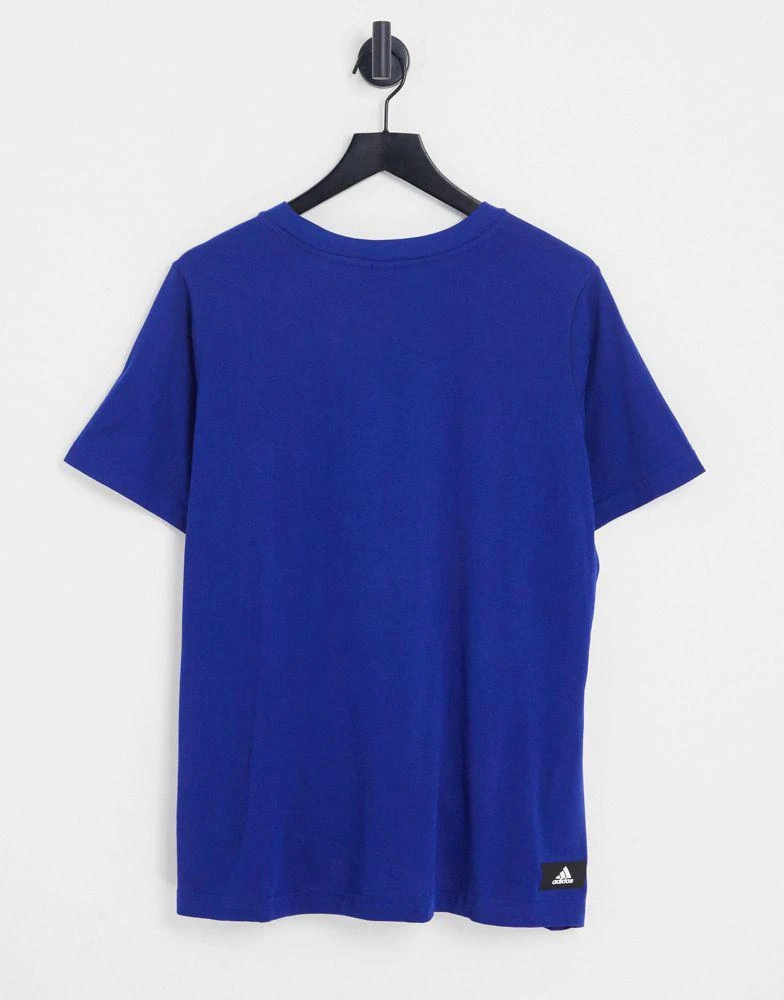 商品Adidas|adidas plus Sportswear Future Icons t-shirt in blue,价格¥154,第2张图片详细描述