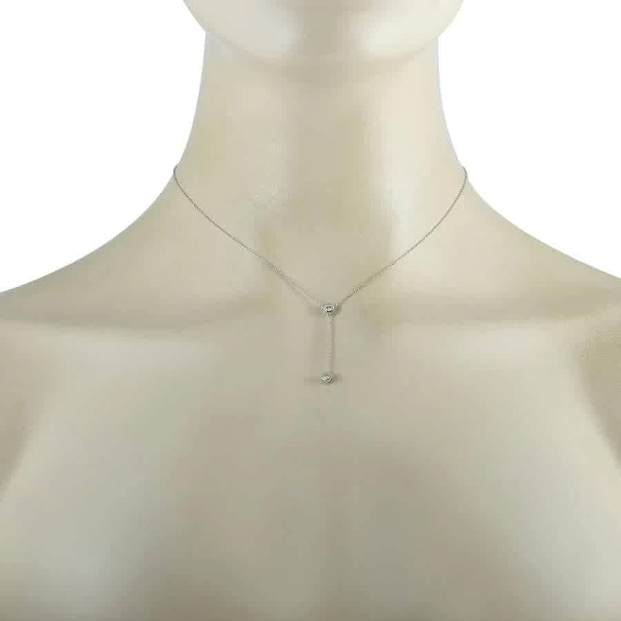 商品LB Exclusive|14K White Gold 0.20ct Diamond Necklace,价格¥3193,第2张图片详细描述