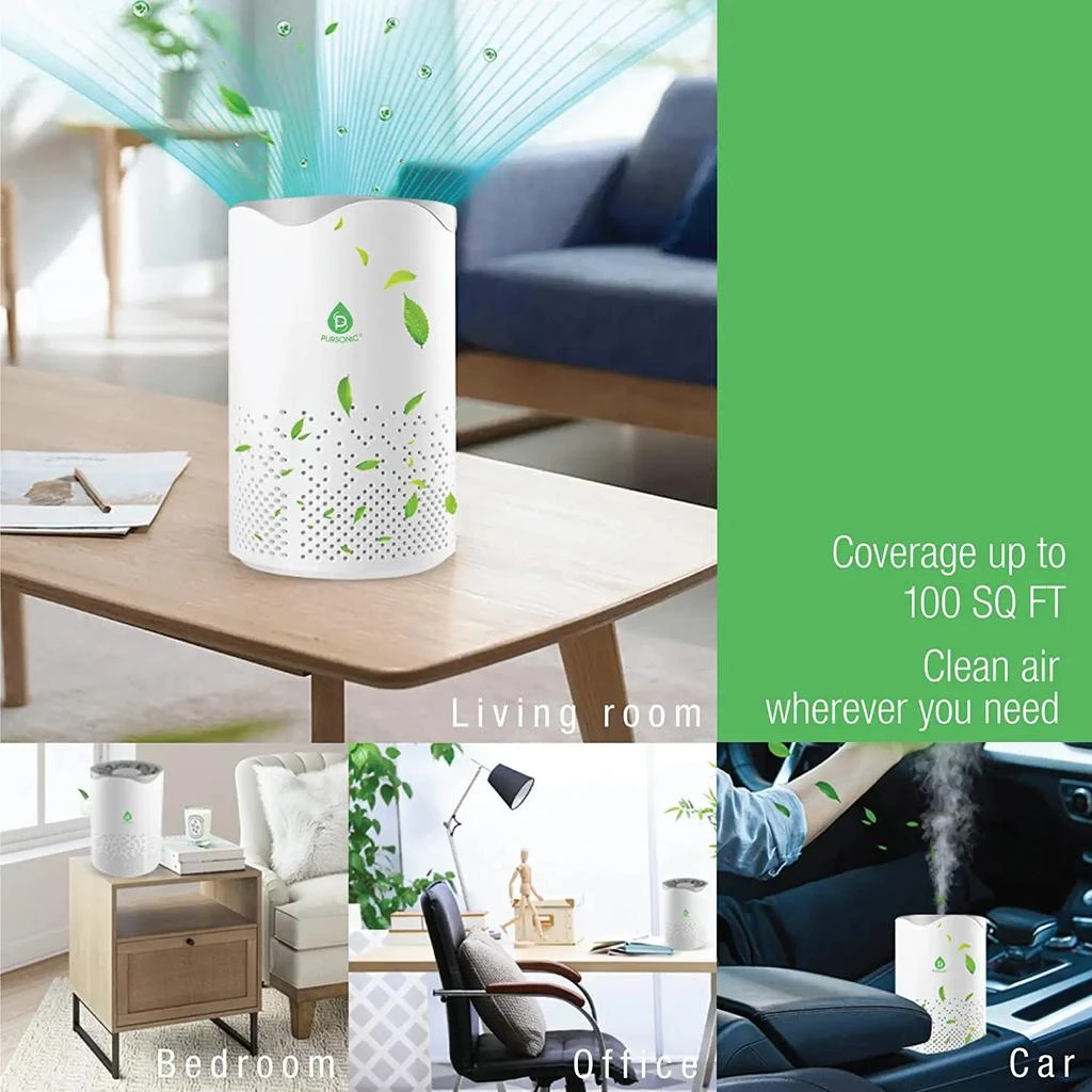 商品PURSONIC|Pursonic USB Powered Air Purifier With Night Light,价格¥316,第2张图片详细描述