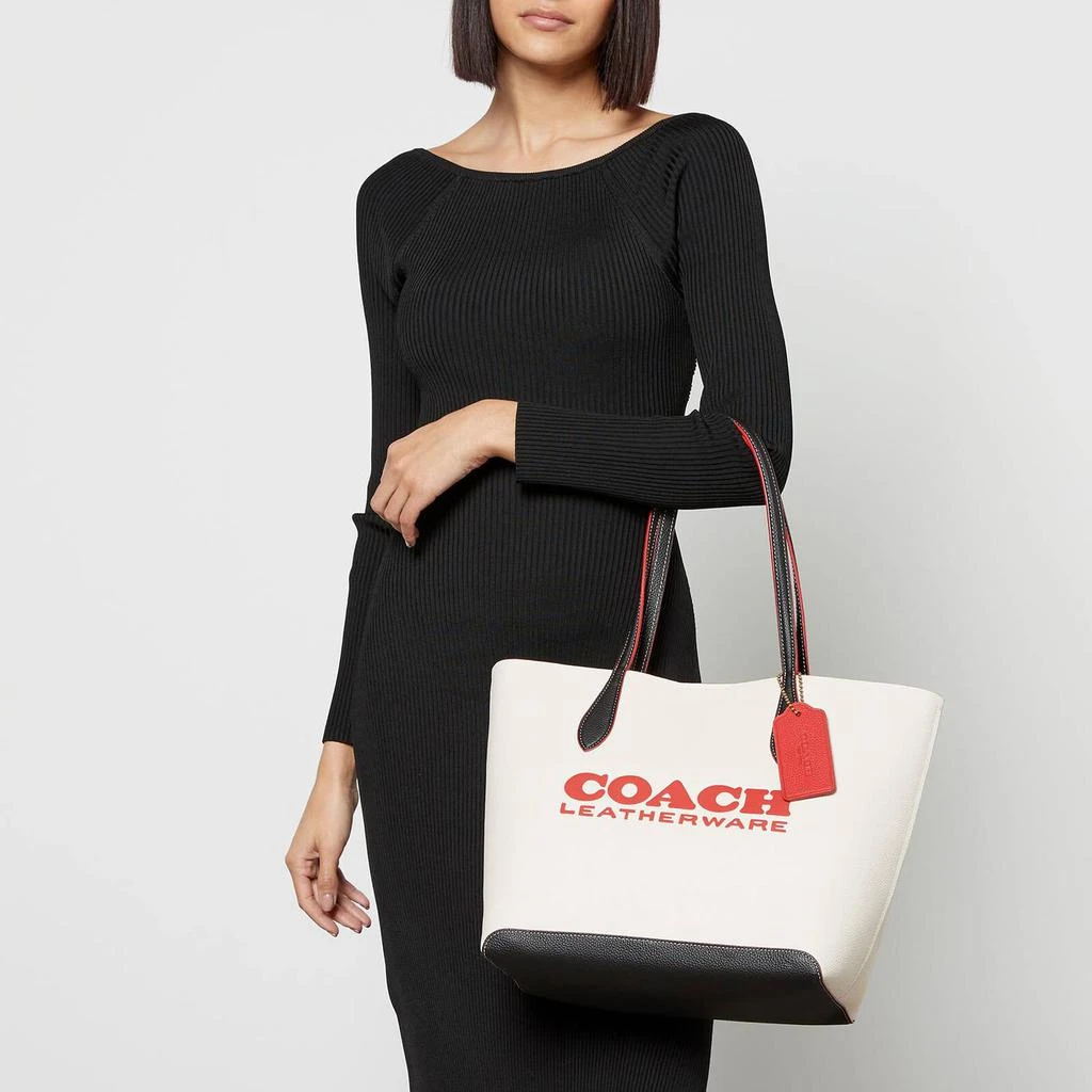 商品Coach|Coach Kia Leather Tote Bag,价格¥1301,第2张图片详细描述