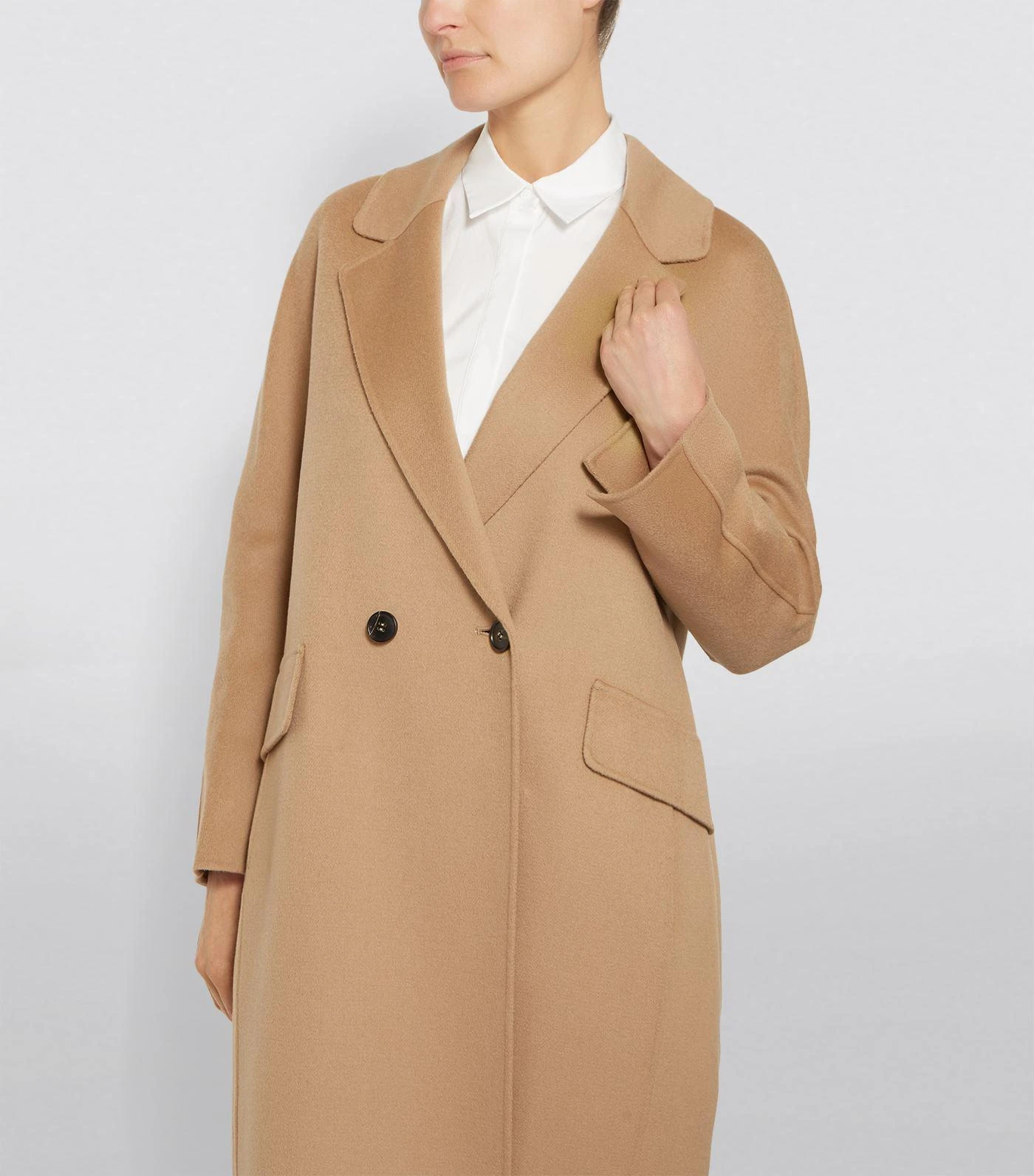 商品Max Mara|Double-BreastedWool Coat,价格¥4817,第3张图片详细描述