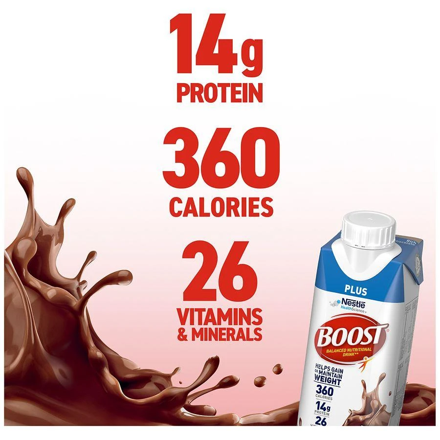 商品Boost Plus|Balanced Nutritional Drinks Rich Chocolate,价格¥99,第2张图片详细描述