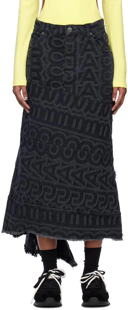 商品Marc Jacobs|Black 'The Monogram' Midi Skirt,价格¥1536,第1张图片