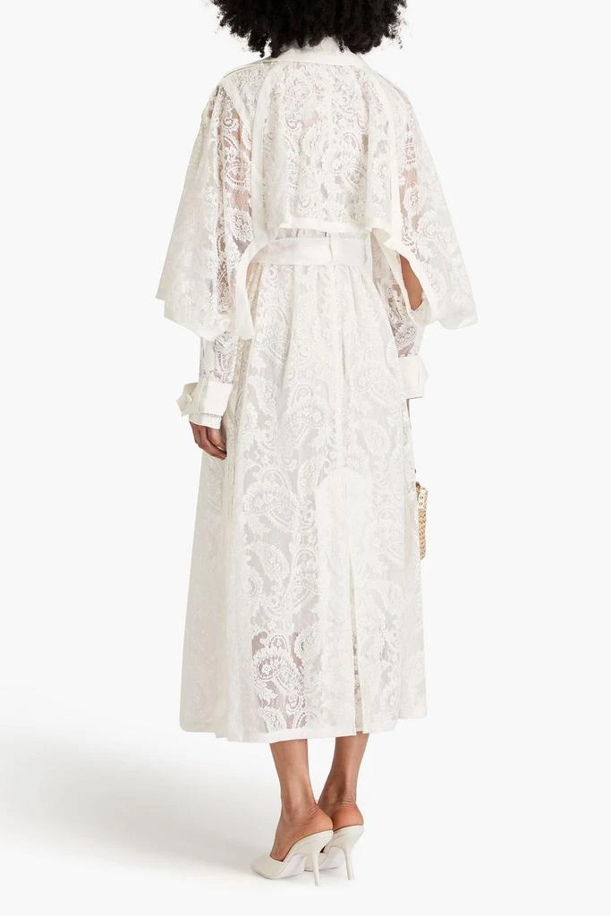 商品Zimmermann|Double-breasted cotton-blend corded lace trench coat,价格¥4204,第3张图片详细描述