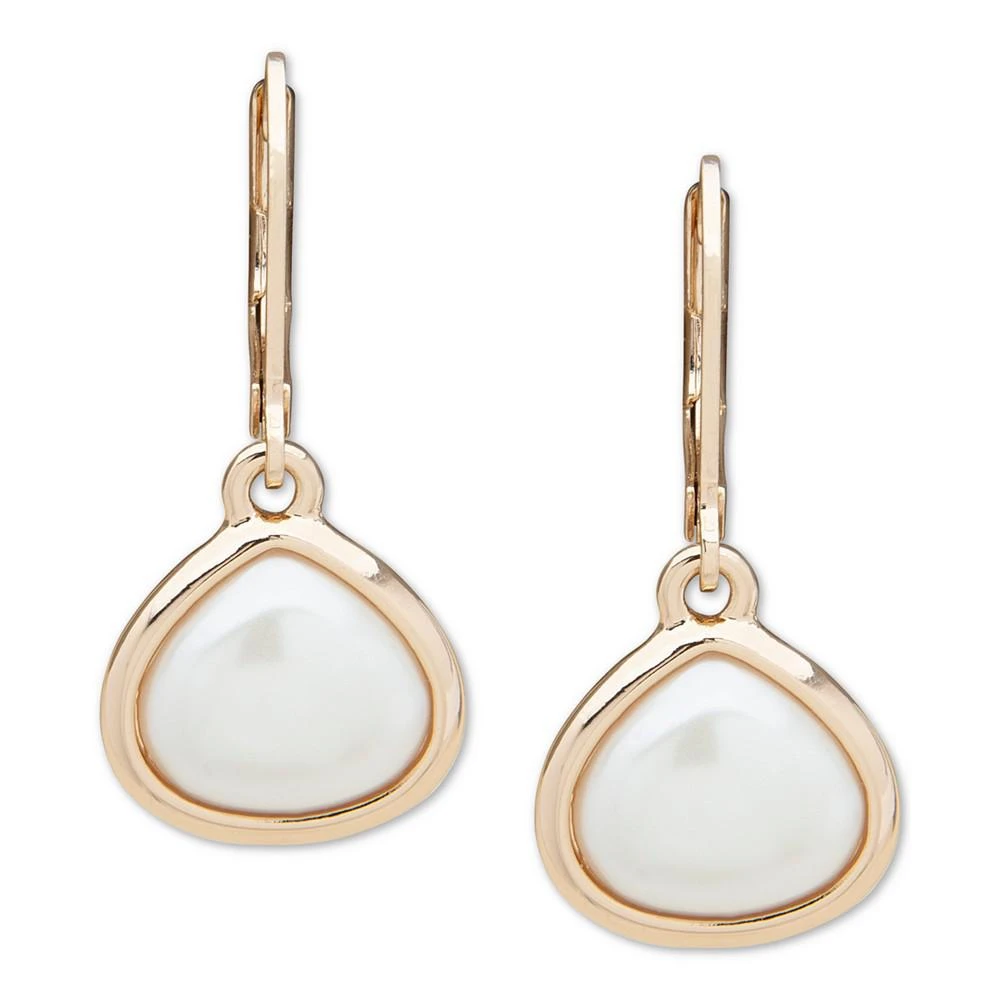 商品Anne Klein|GOLD-TONE IMITATION PEARL DROP EARRINGS,价格¥164,第1张图片