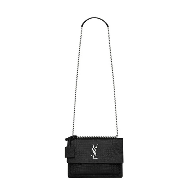 商品[国内直发] Yves Saint Laurent|SAINT LAURENT 黑色女士斜挎包 442906-DND0N-1000,价格¥21534,第1张图片