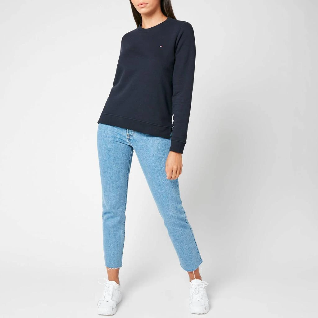 商品Tommy Hilfiger|Tommy Hilfiger Women's Heritage Crew Neck Sweatshirt - Midnight,价格¥381,第3张图片详细描述