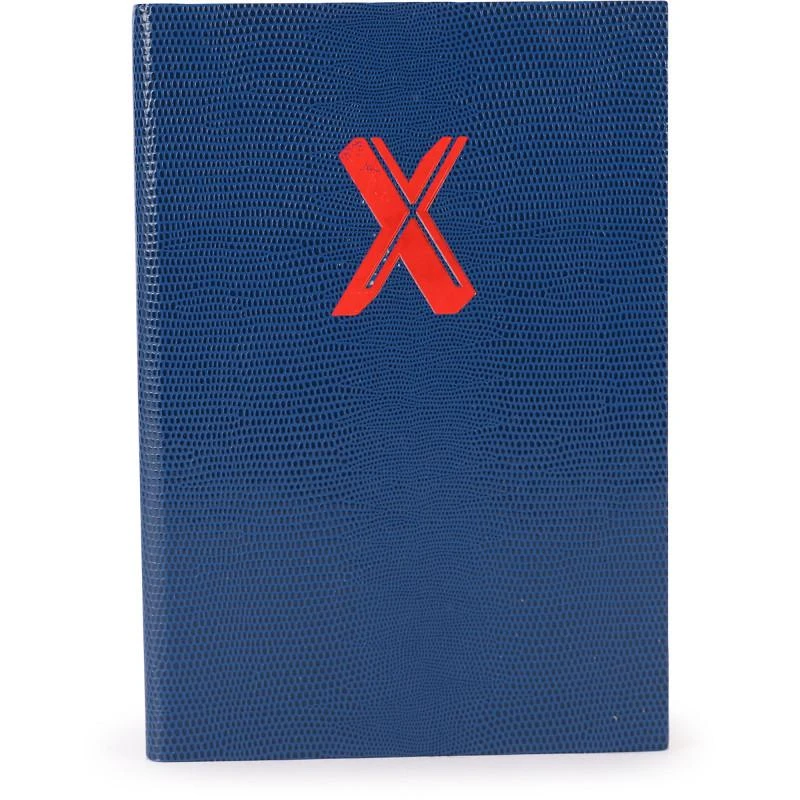 商品Sloane Stationery|Letter x designer notebook in blue,价格¥397,第1张图片