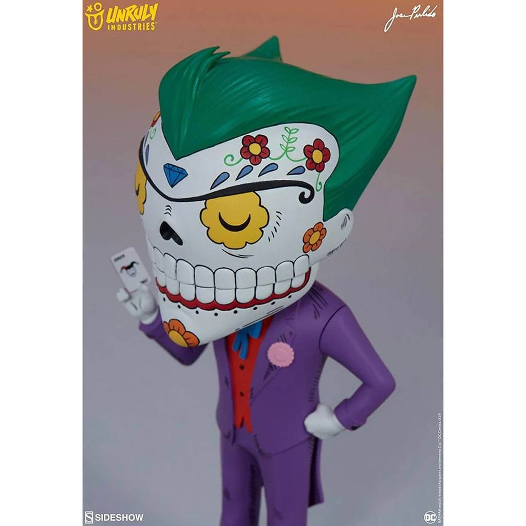 商品Unruly Studios|Sideshow Collectibles DC Comics - Designer PVC Statue The Joker Calavera 20 cm,价格¥1088,第5张图片详细描述